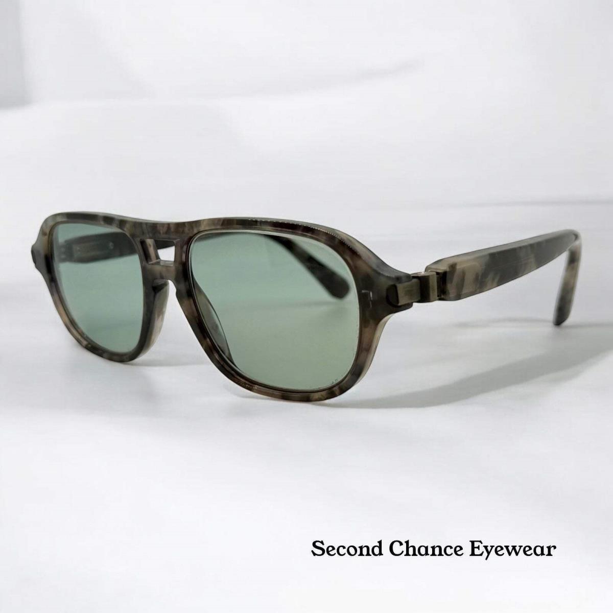 BR00010 003 Sunglasses W/new Custom Berko`s Designs Aquamarine Lenses by Brioni