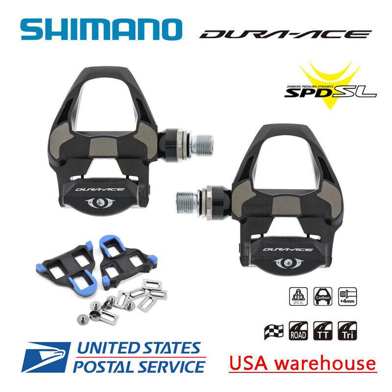 Shimano Dura Ace PD-R9100 Carbon Spd-sl Road Bike Pedals Clipless Cycling