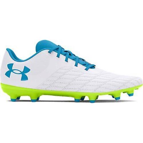 Under Armour Unisex UA Magnetico Select 3 FG Soccer Cleatswhite/high Vis Yellow
