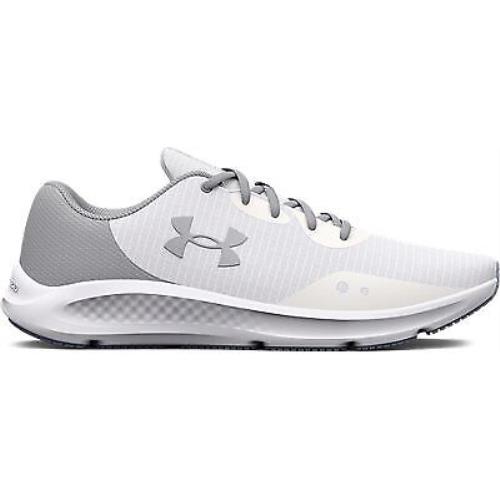 Under Armour Men`s UA Charged Pursuit 2 Tech Running Shoes White/mod Gray/mod Gr