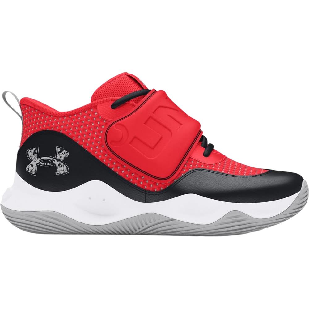 Under Armour Kids` Pre School Zone Basketball 2 Shoe Red/blk 3026638-600 - Red