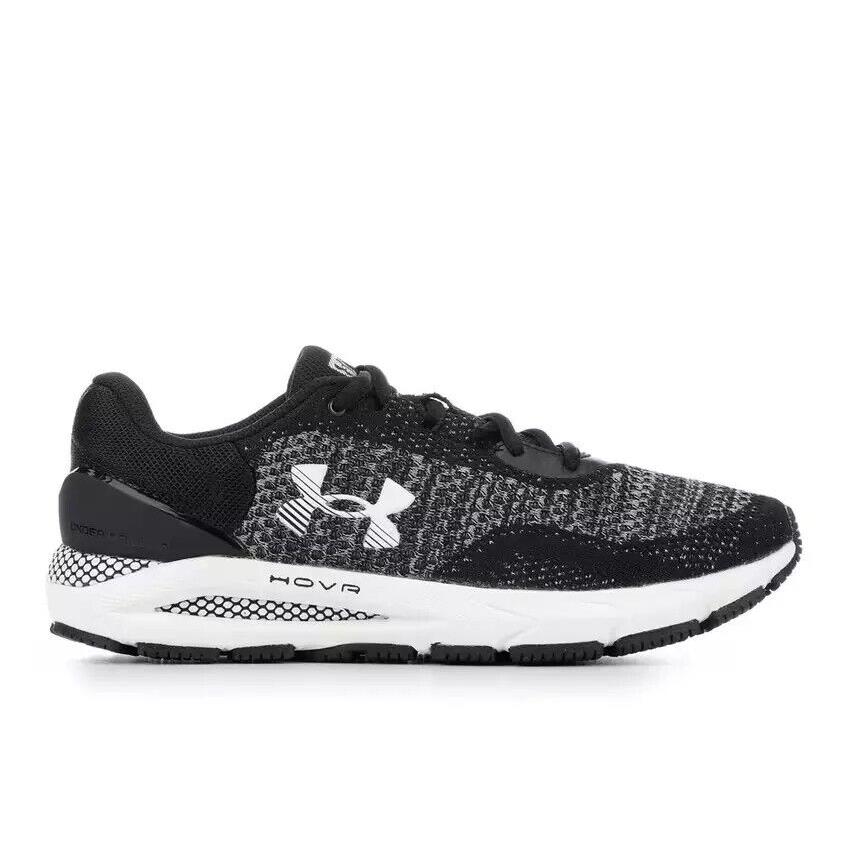 Under Armour Men`s Hovr Intake 6 Running Shoes Black/white - Size 11.5 M