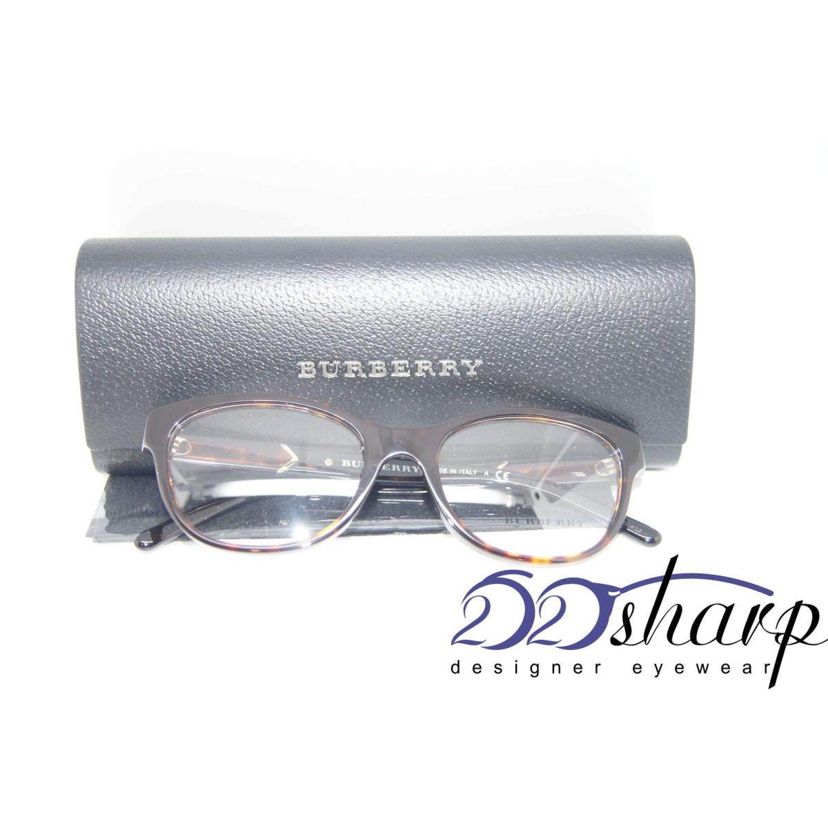 Burberry Eyeglasses-be 2151 3002 52 Dark Havana