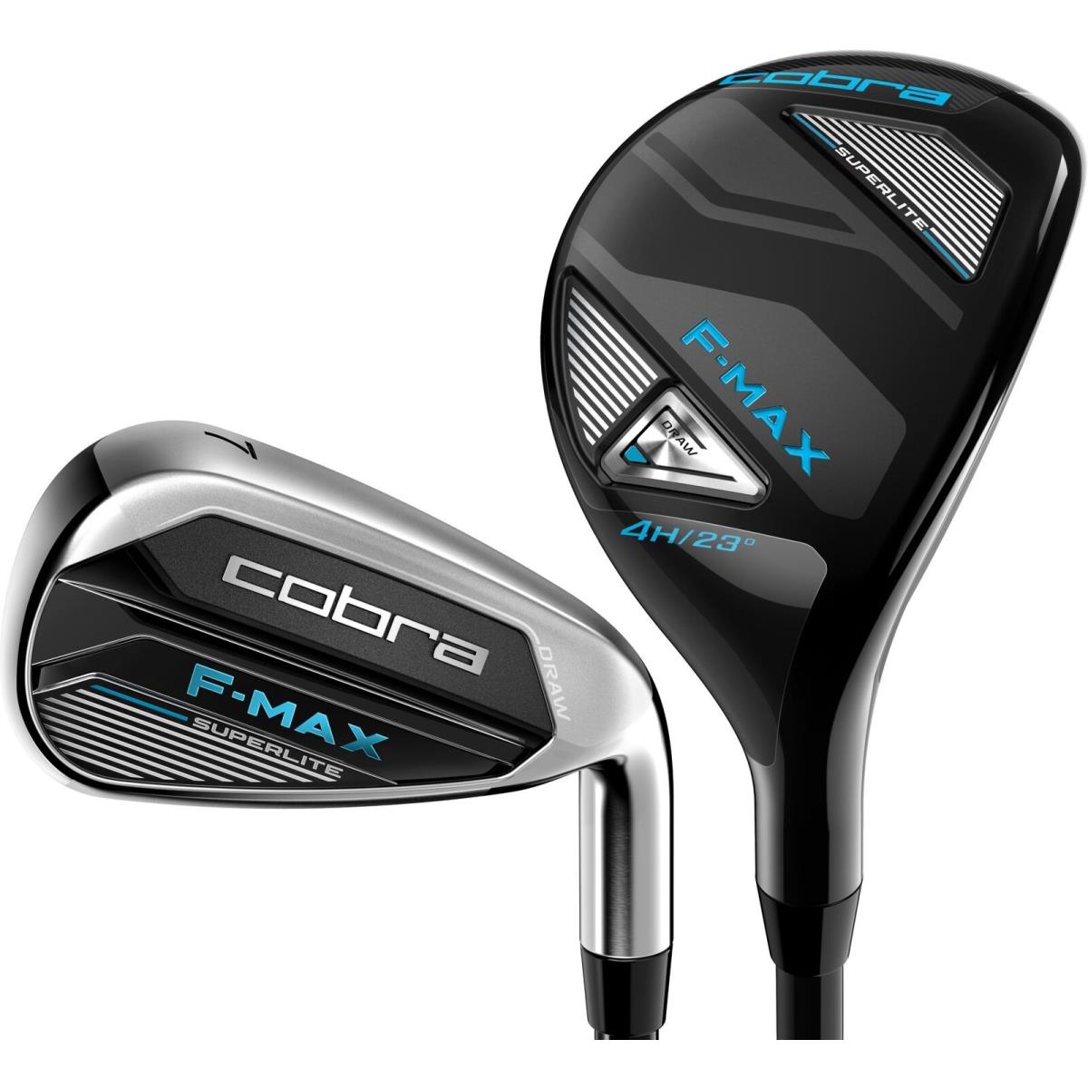 Cobra Women`s 2021 F-max Superlite Hybrid/irons Set Right Hand Ladies Flex