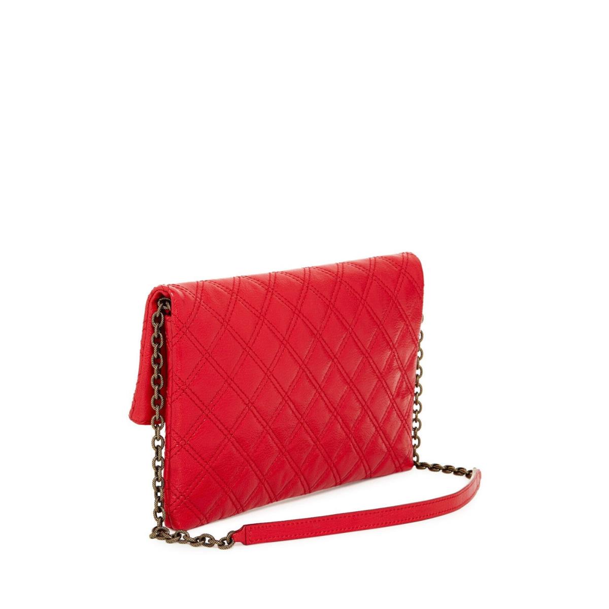 Marc Jacobs Red/flame with Brass Sandy Clutch Shoulder Bag