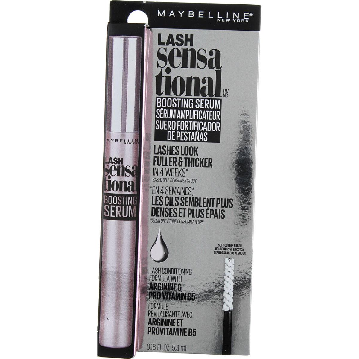 6 Pack  Lash Sensational Boosting Serum 0.18 fl oz by Maybelline