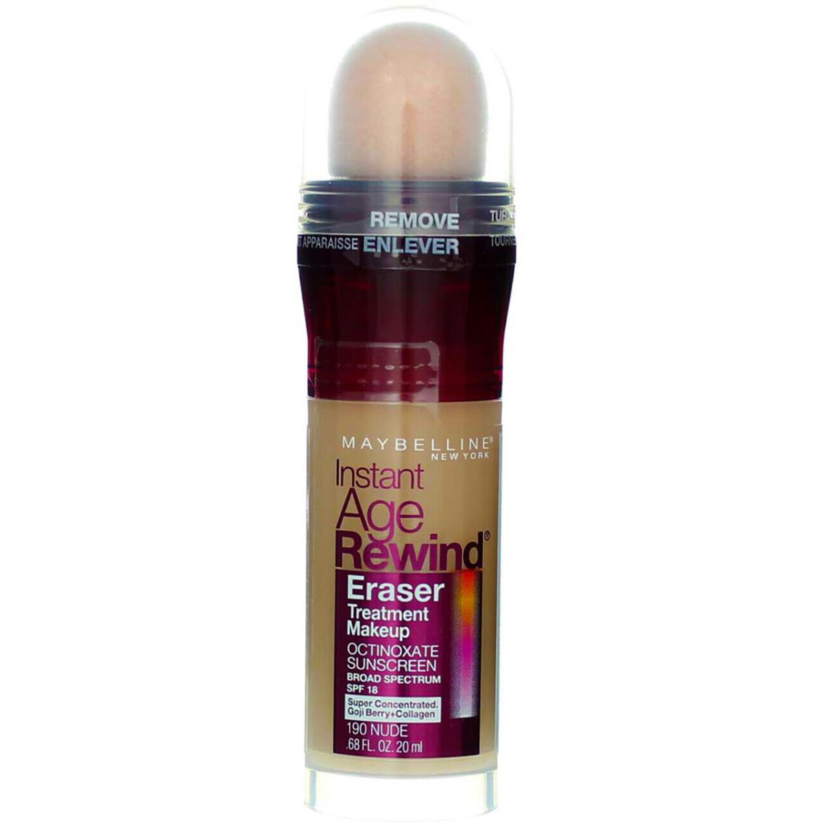 4 Pack Maybelline Instant Age Rewind Eraser Treatment Makeup 190 Spf