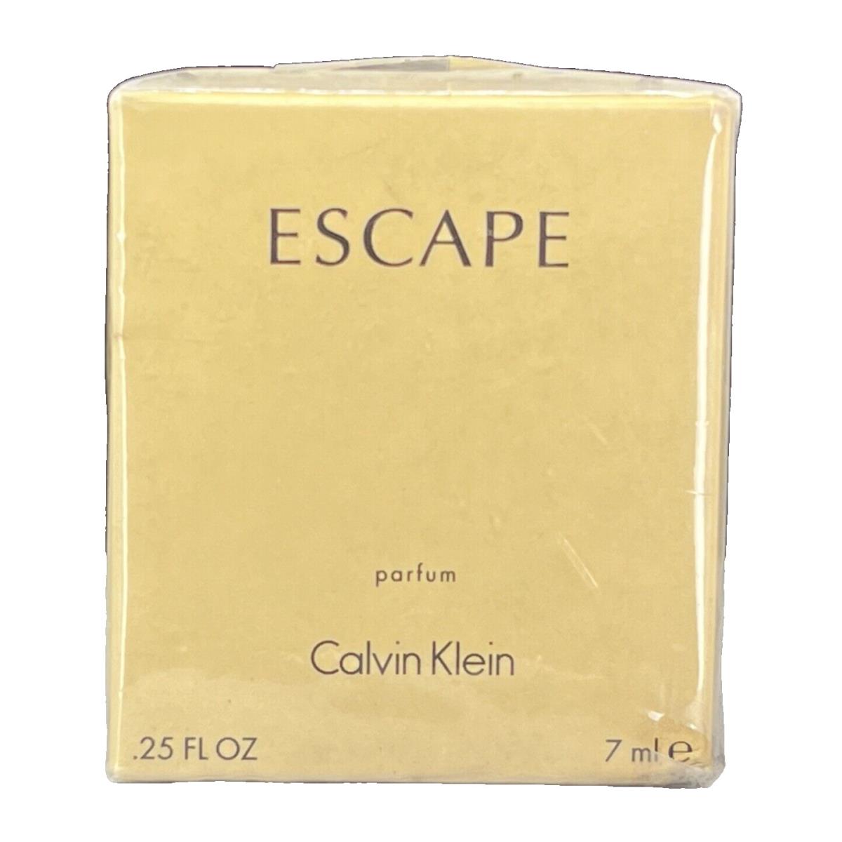 Escape Parfum 0.25 oz Rare Check Description by Calvin Klein