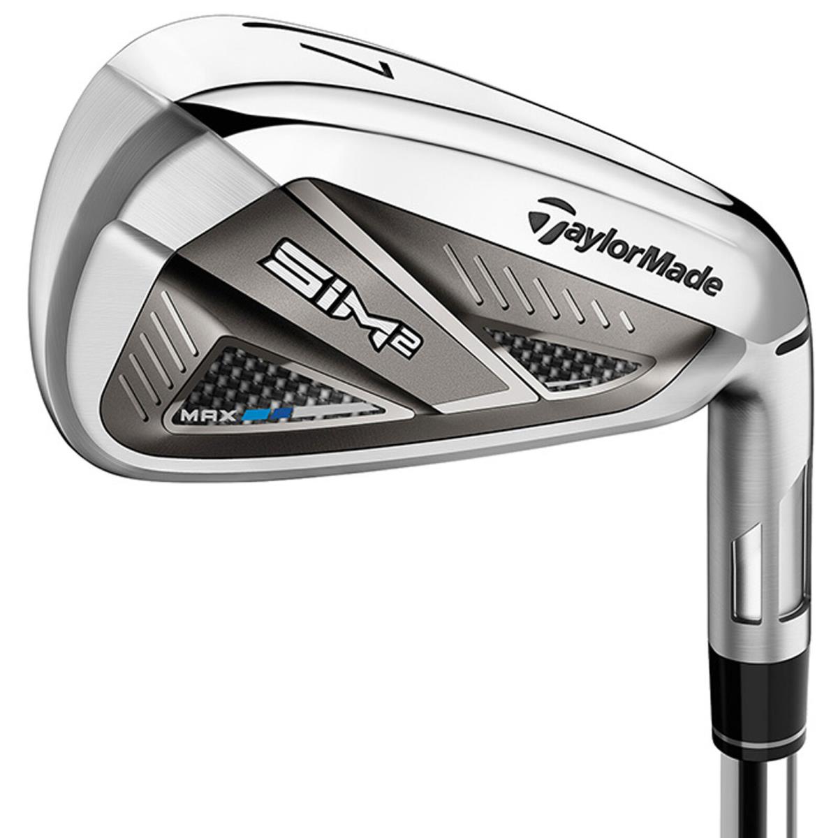 Taylormade SIM2 Max Iron Set - Steel Shaft - Left Hand - 5-PW AW - Regular Flex