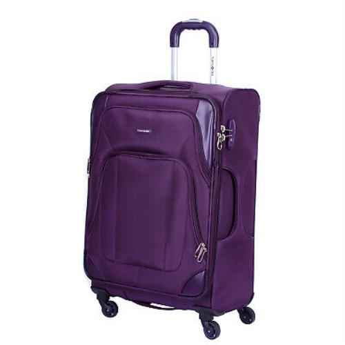 Samsonite Dakar-lite 330050028 Purple Large Carry On Polyester 4 Wheels Luggage