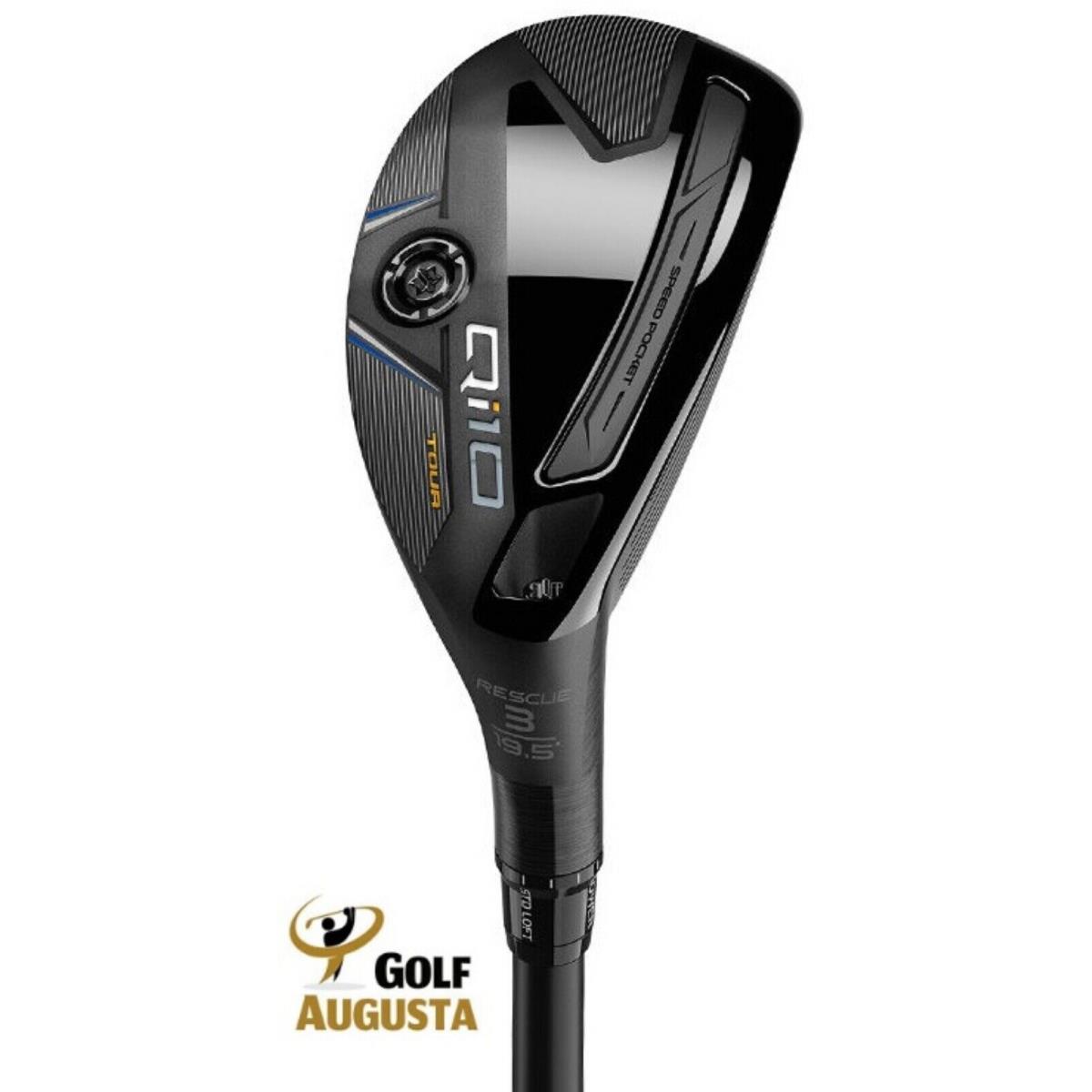 Taylormade Qi10 Tour Rescue 3 19.5 Mitsubishi Tensei AV Blue HY 75 S Stiff RH - Black