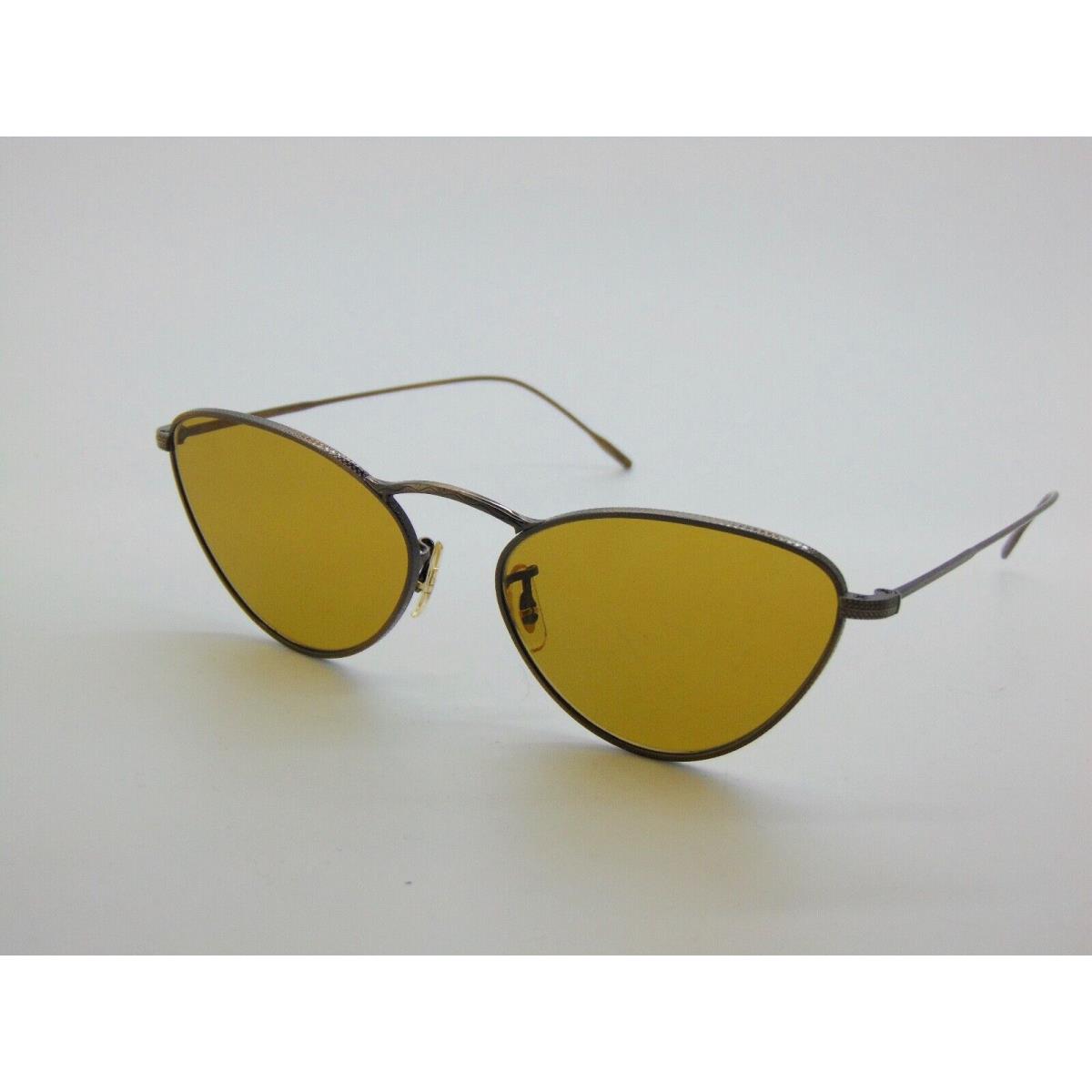 Oliver Peoples Lelaina OV1239S 528453 Antique Gold/deep Amber Sunglasses