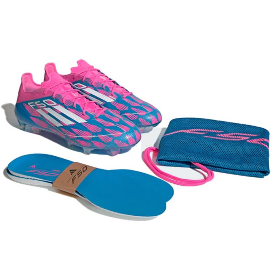 Adidas Men`s F50 Elite Firm Ground Soccer Cleats Blue/pink IE3188 i