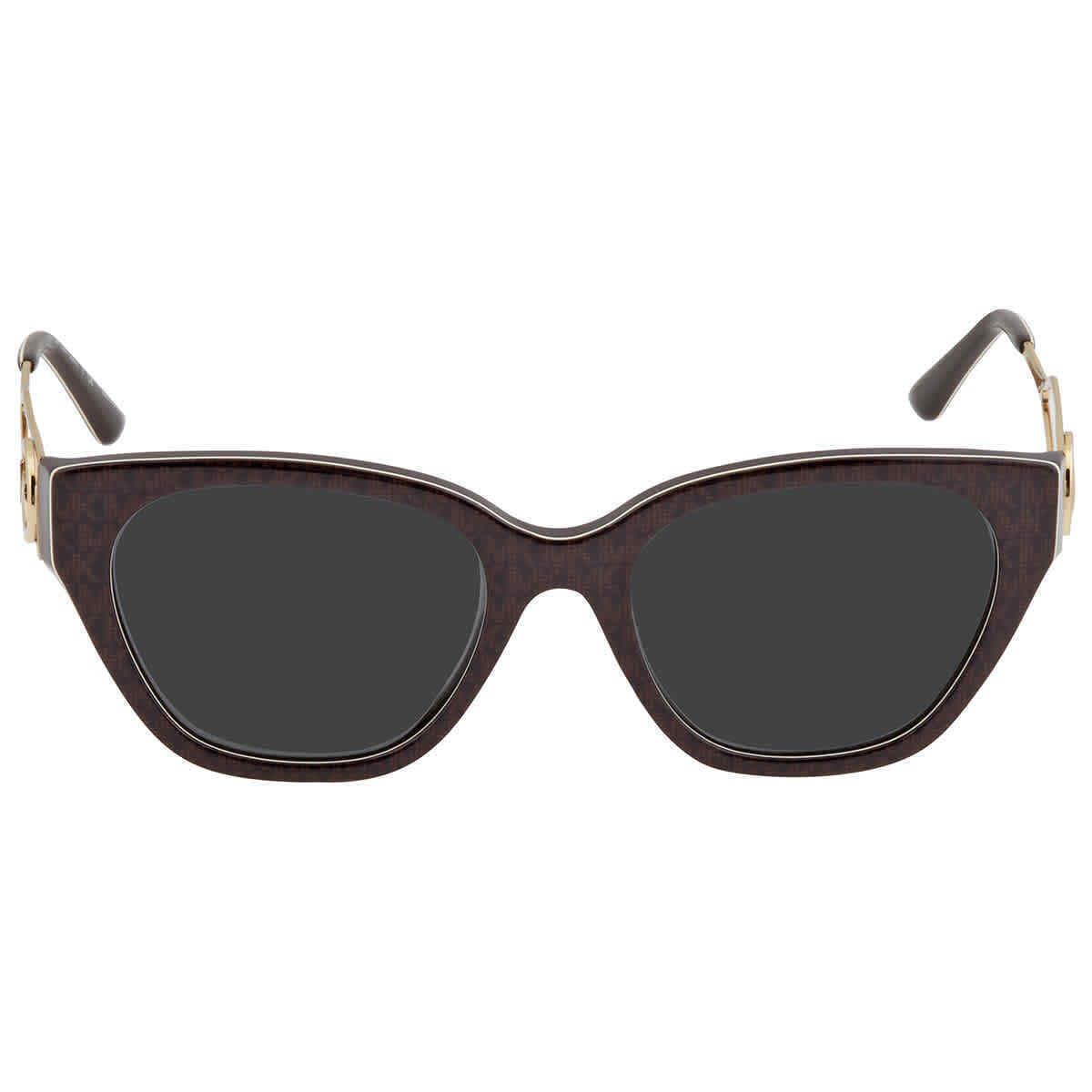 Michael Kors Lake Como Dark Grey Pillow Ladies Sunglasses MK2154F 370687 54 - Frame: Gold, Lens: Grey