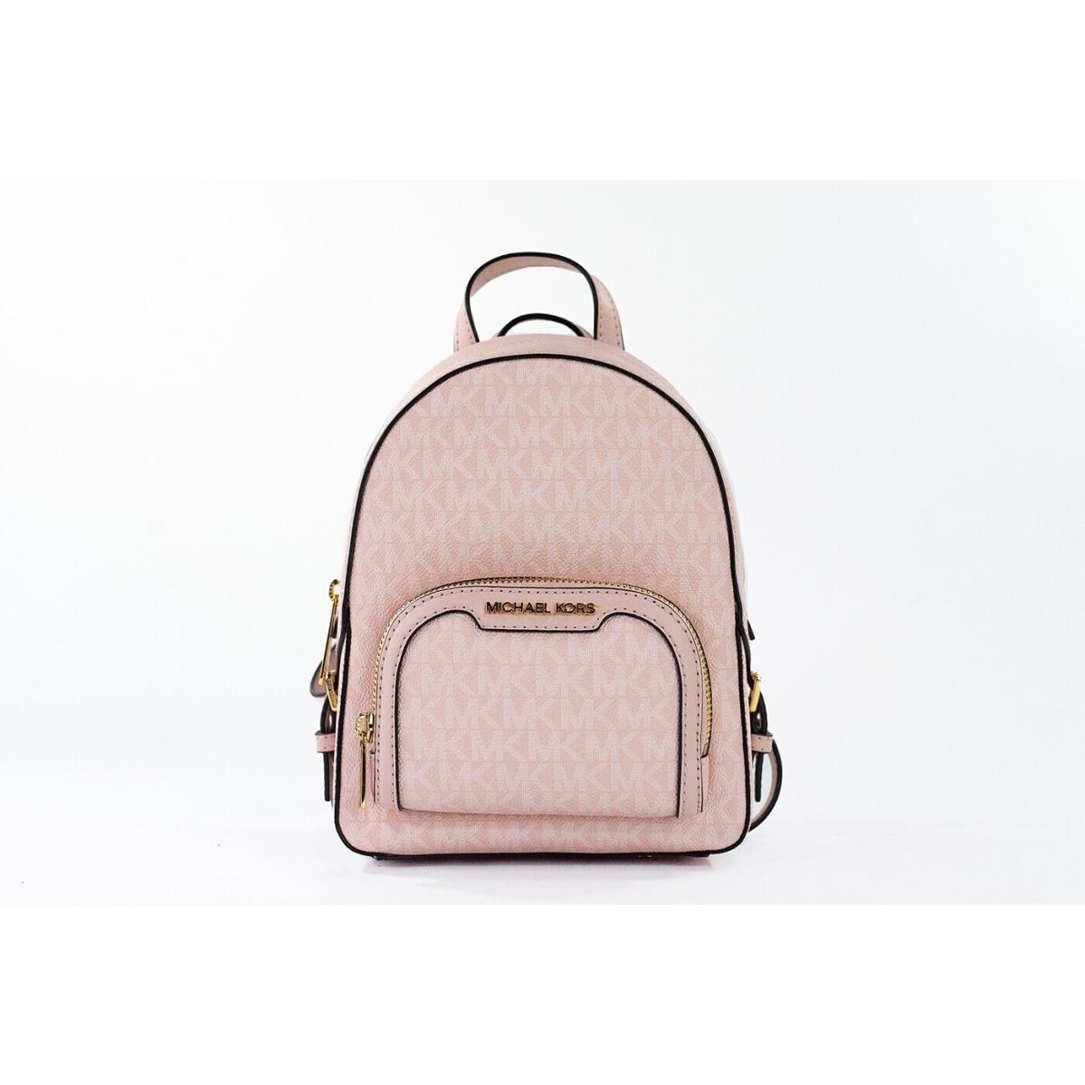 Michael Kors Jaycee Mini XS Leather Zip Pocket Backpack