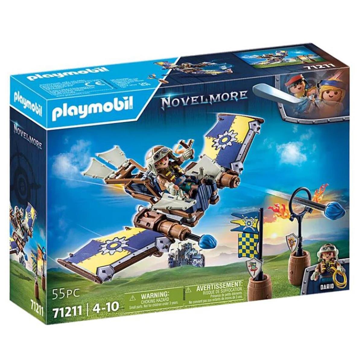 Playmobil Novelmore Dario`s Glider Building Set 71211