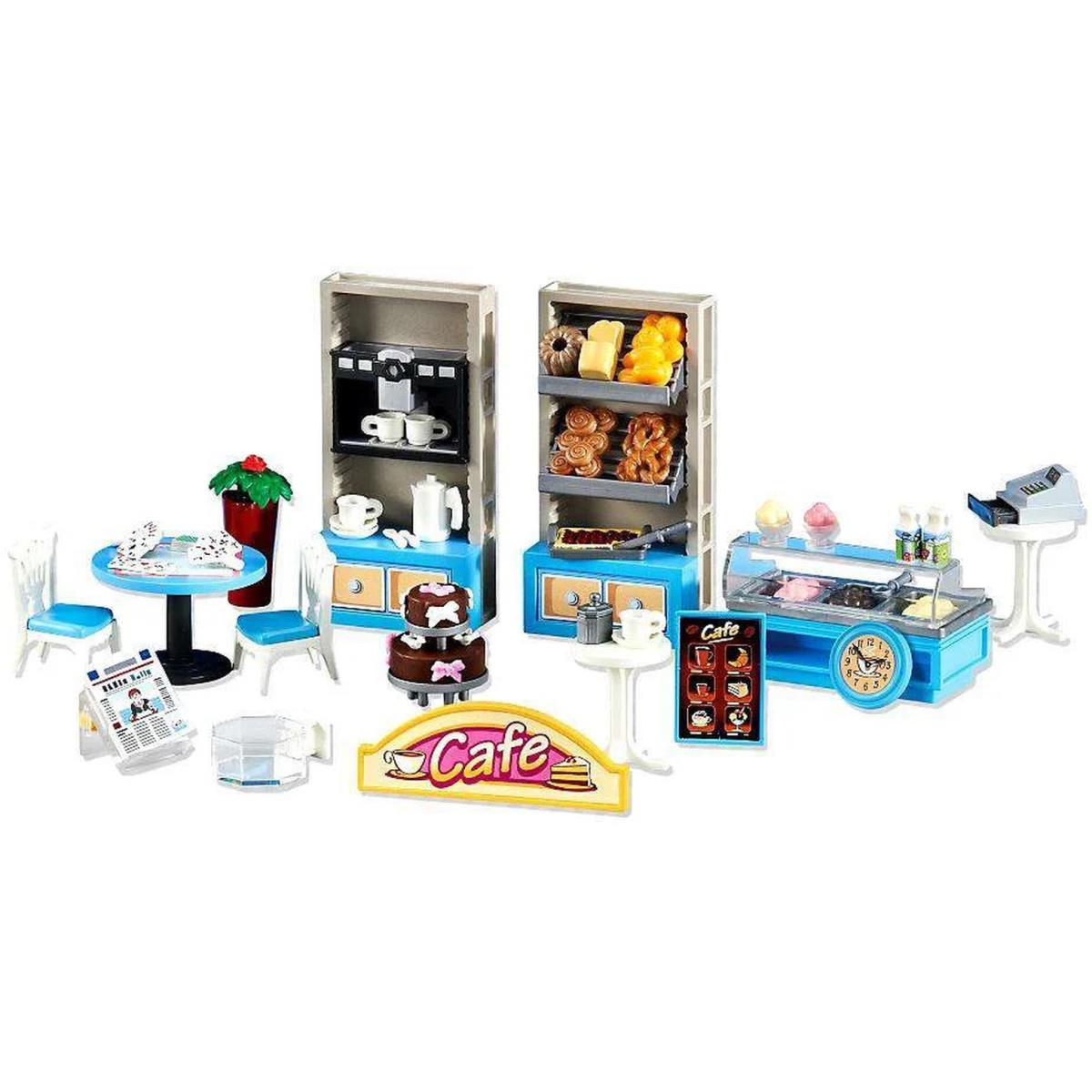 Playmobil Wild Life City Cafe 6334 Bag Ice Cream Bread Coffee Cards +