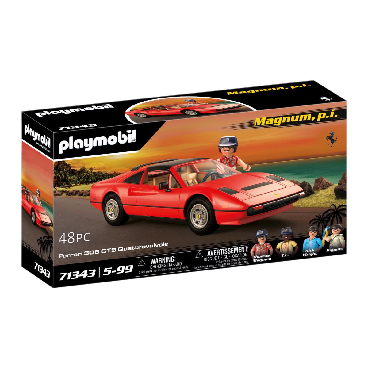 Playmobil 71343 Magnum P.i. Ferrari 308 Gts Quattrovalvole