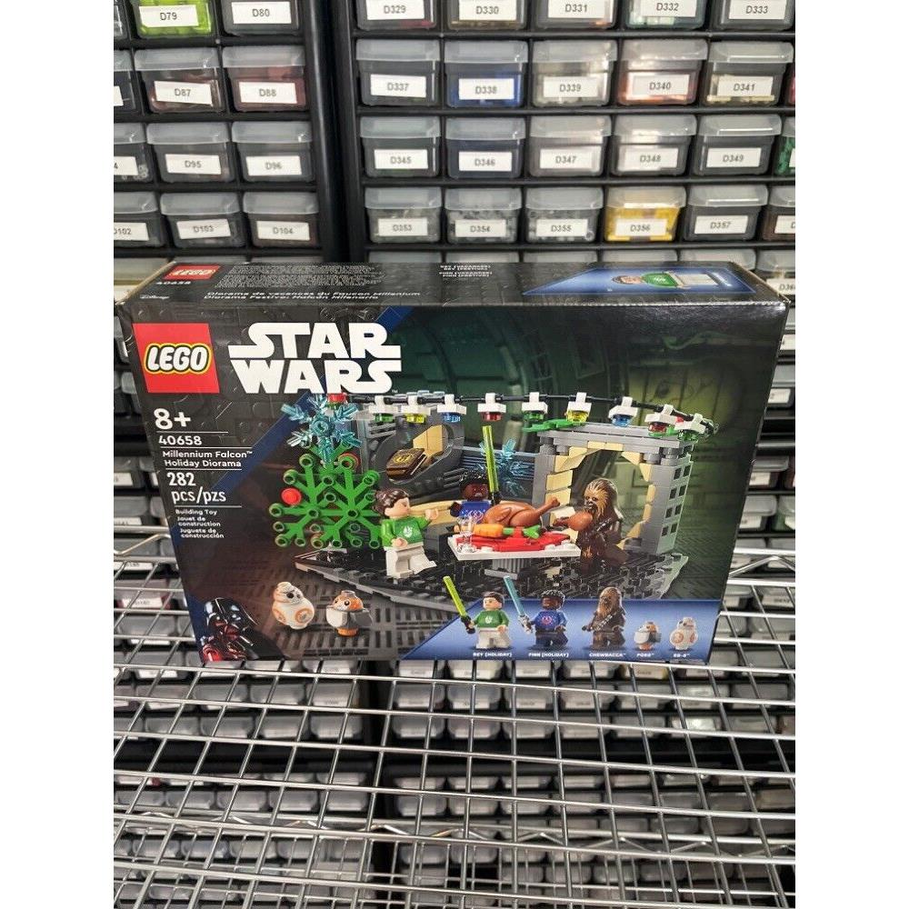 Lego Set 40658-1 Millennium Falcon Holiday Diorama Nisb