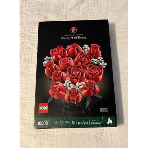 Lego Icons Botanical Collection Bouquet of Roses 10328 Building Set Home D Cor