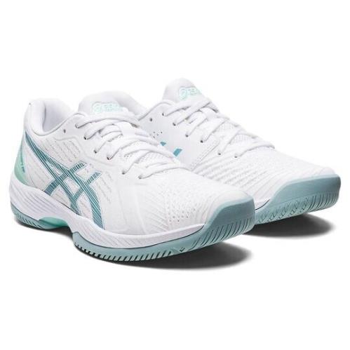 Asics Solution Swift FF 1042A197.104 Sneakers Women 7 White Tennis Shoes EEE3650