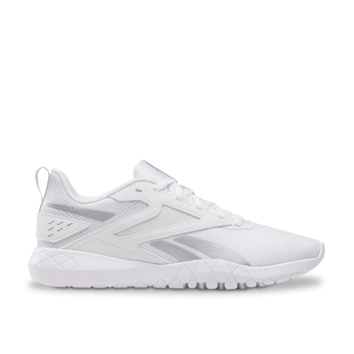 Woman`s Athleisure Reebok Flexagon Energy 4 Training Shoe White/Silver