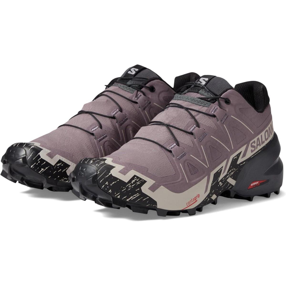 Salomon Z2257 Womens Moonscape Speedcross 6 Trail Shoes Size 8 M - Rose
