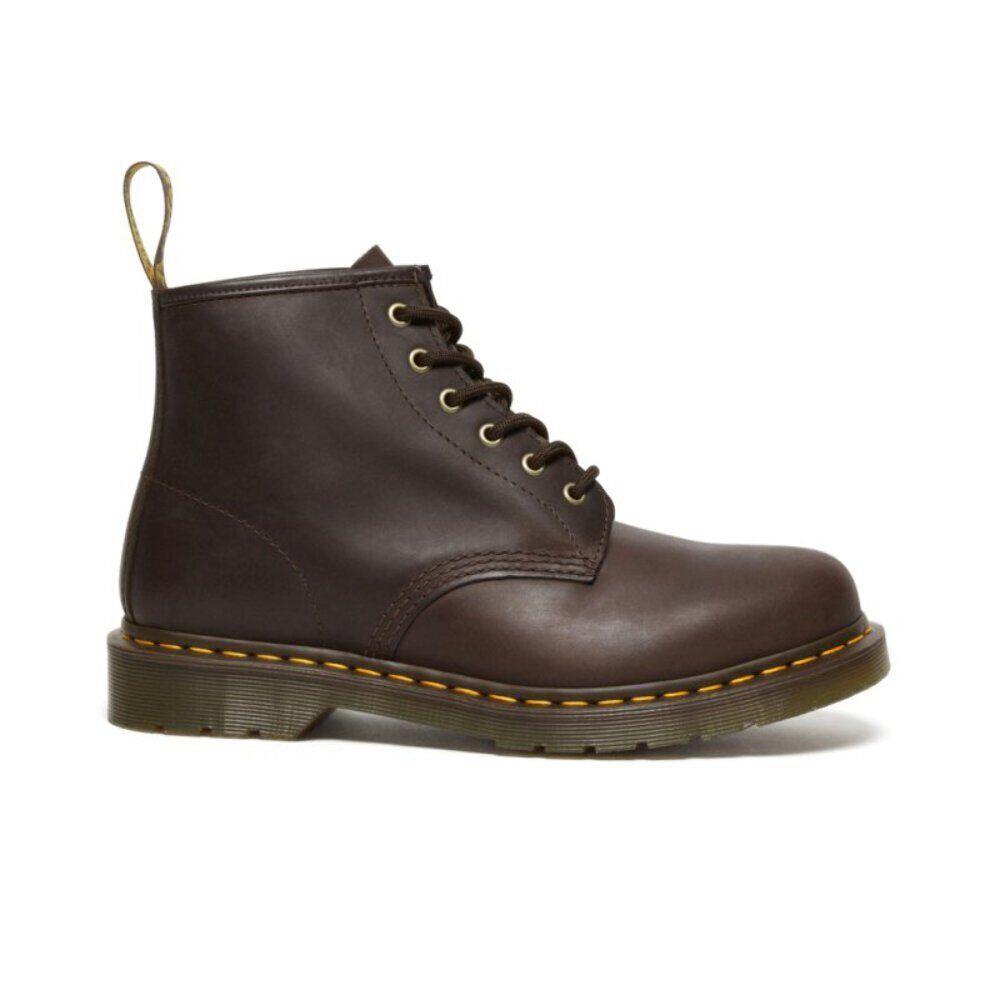 Dr. Martens 101 Boot - Dark Brown Crazy Horse