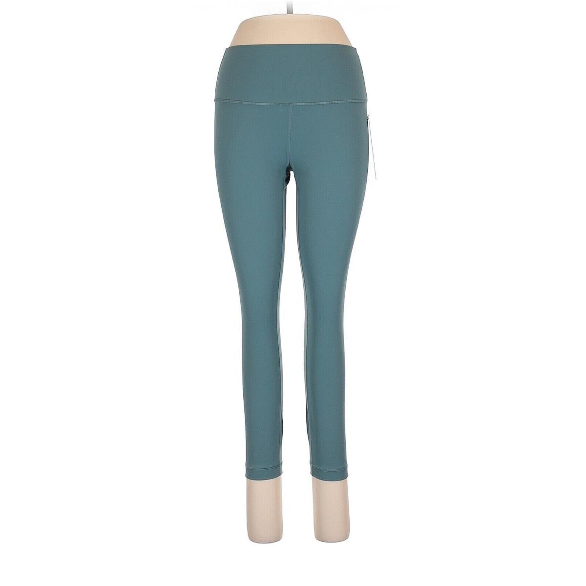 Lululemon Athletica Tidewater Teal Wunder Under HR Crop 23 Leggings- US 10