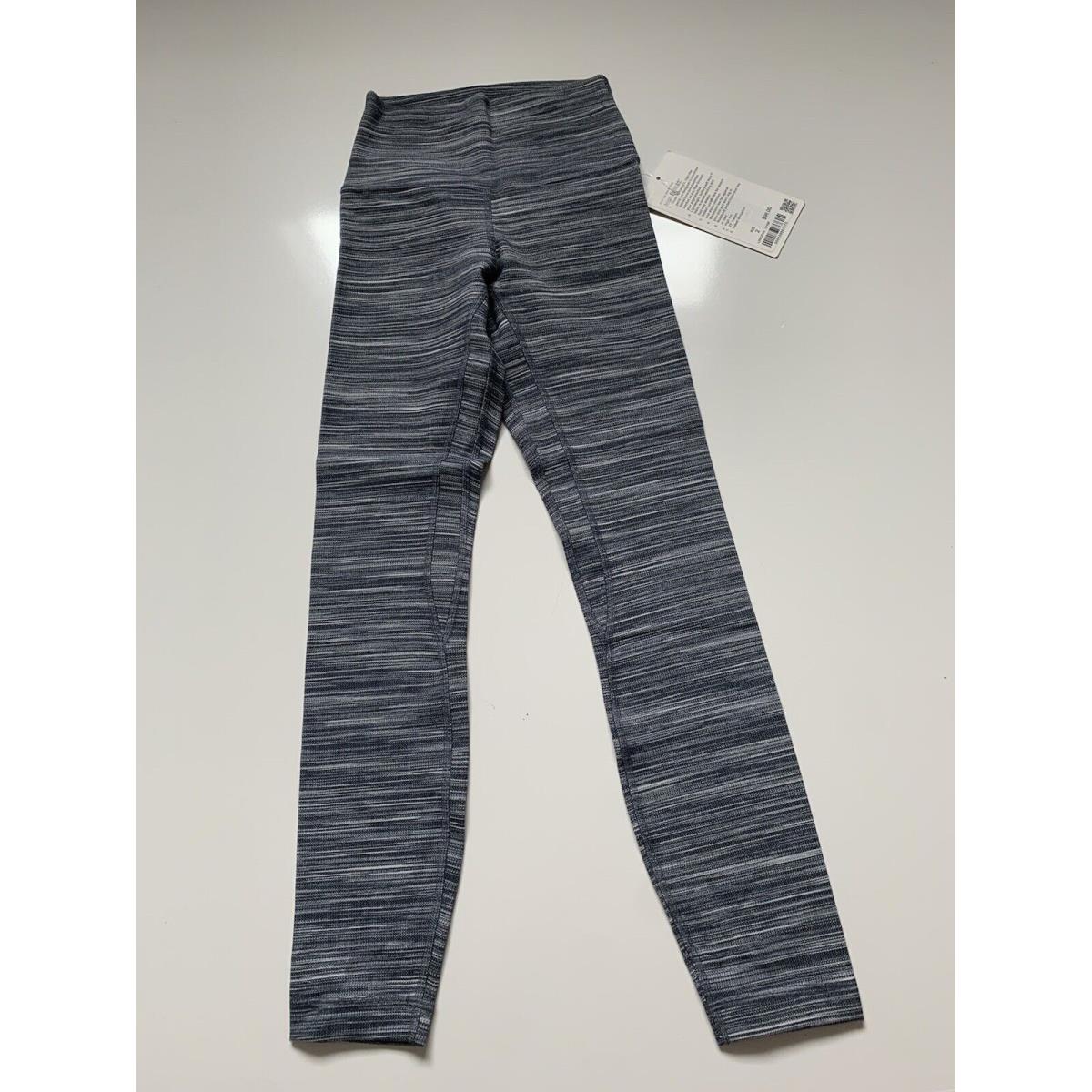 Lululemon Align Pant 25 Heathered Black Size 2