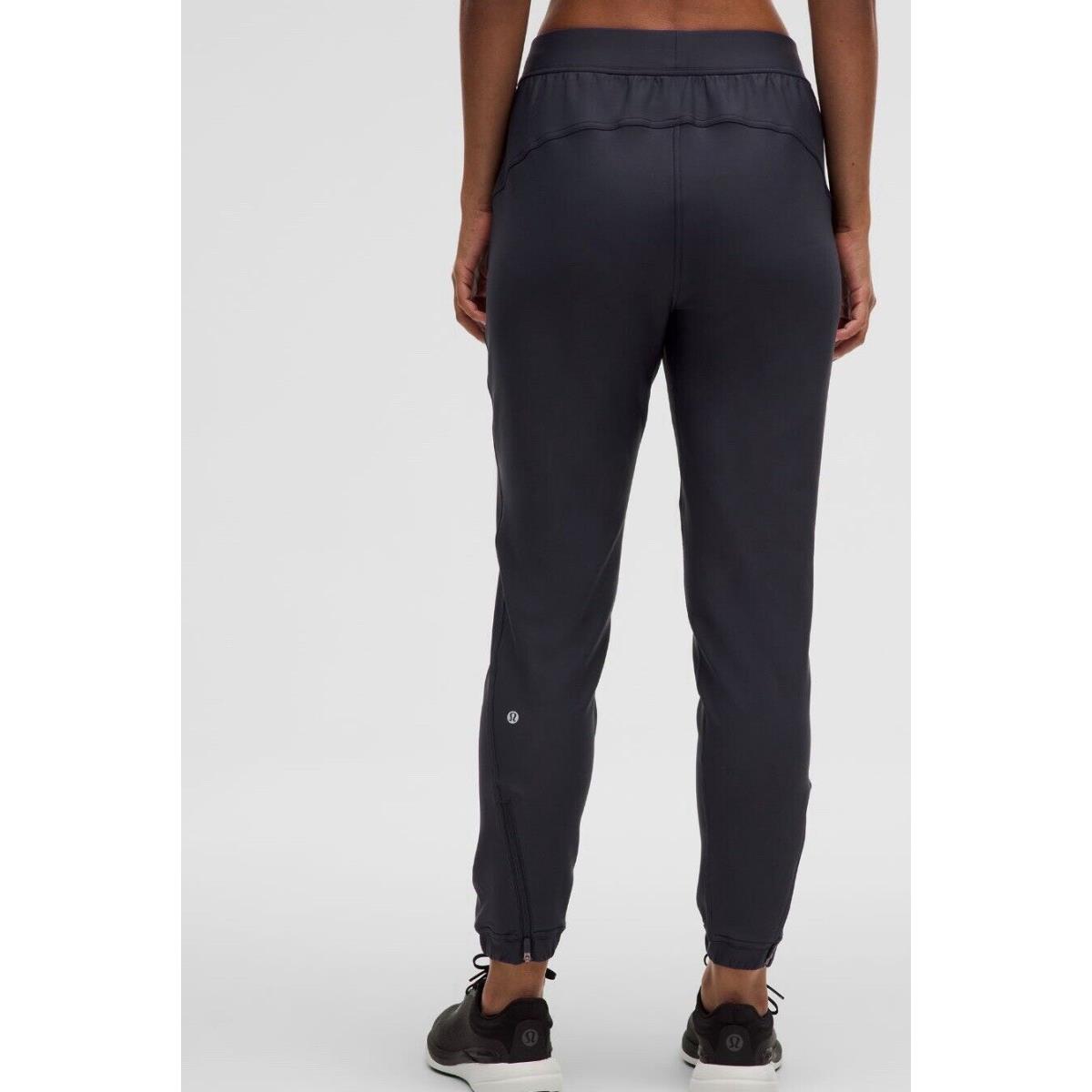 Lululemon Adaptive State High-rise Fleece Jogger Black Pocket Women Size 4 L2