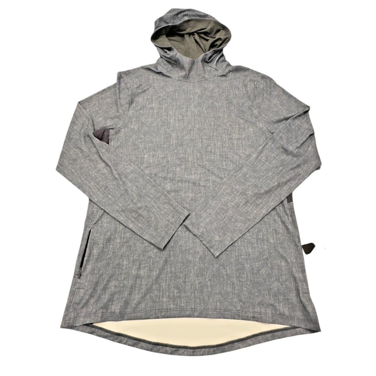 Lululemon Men`s After The Wave Hoodie Blue Size M Lightweight Casual LM3BIUS