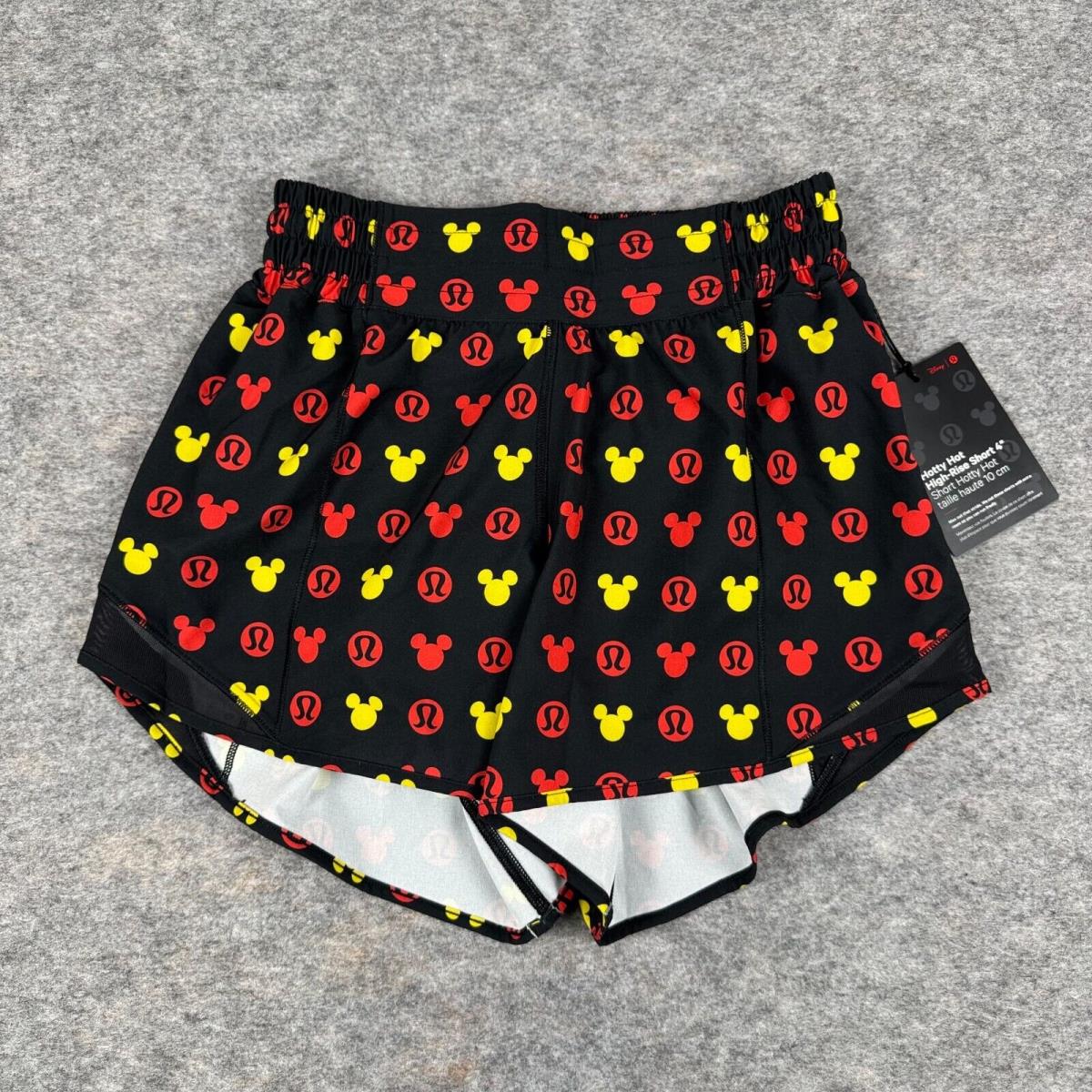 Lululemon x Disney Hotty Hot High Rise Short 4 Limited Edition Womens 4