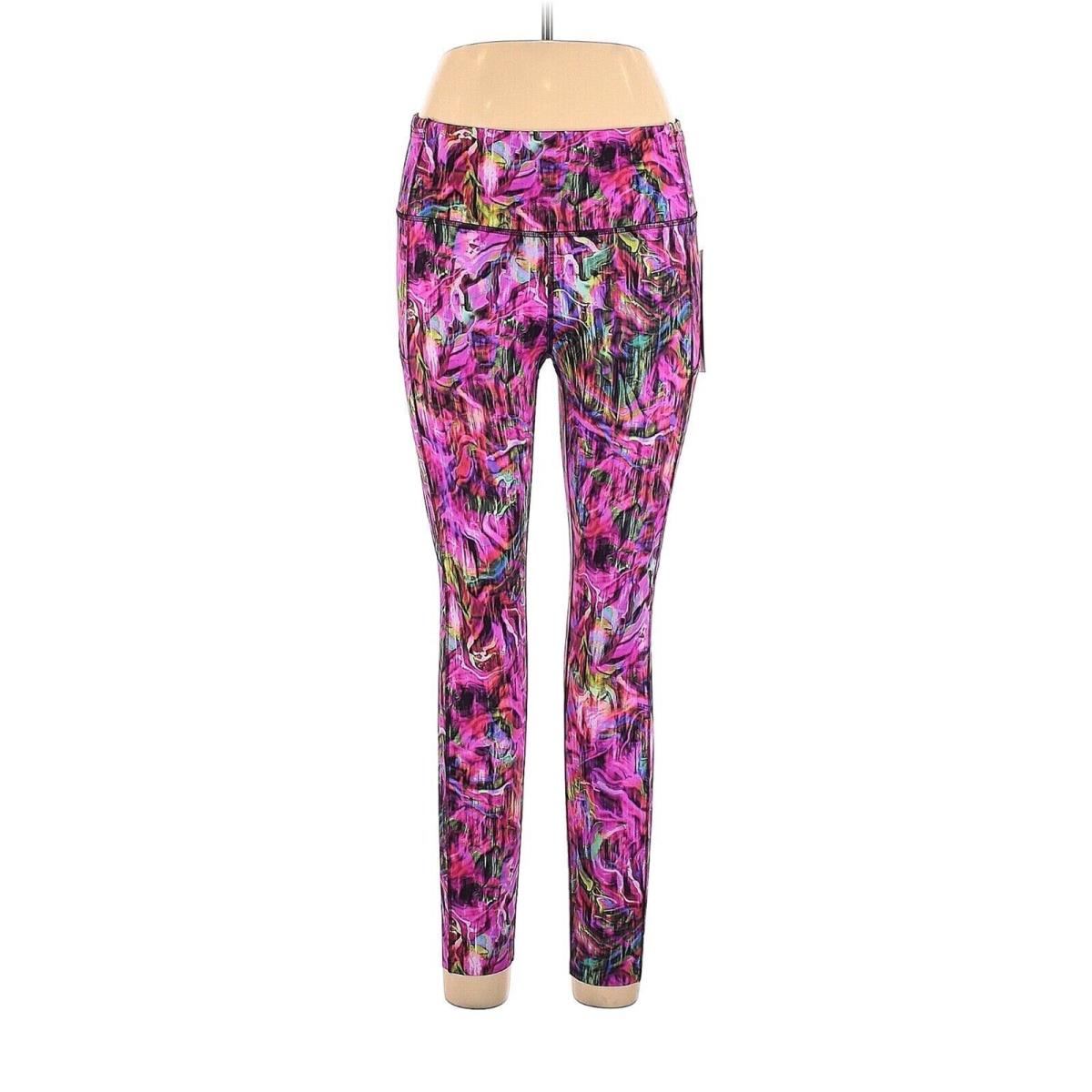 Lululemon Athletica Hyper Flow Pink Multi F F HR Tight 25 Leggings - US 10
