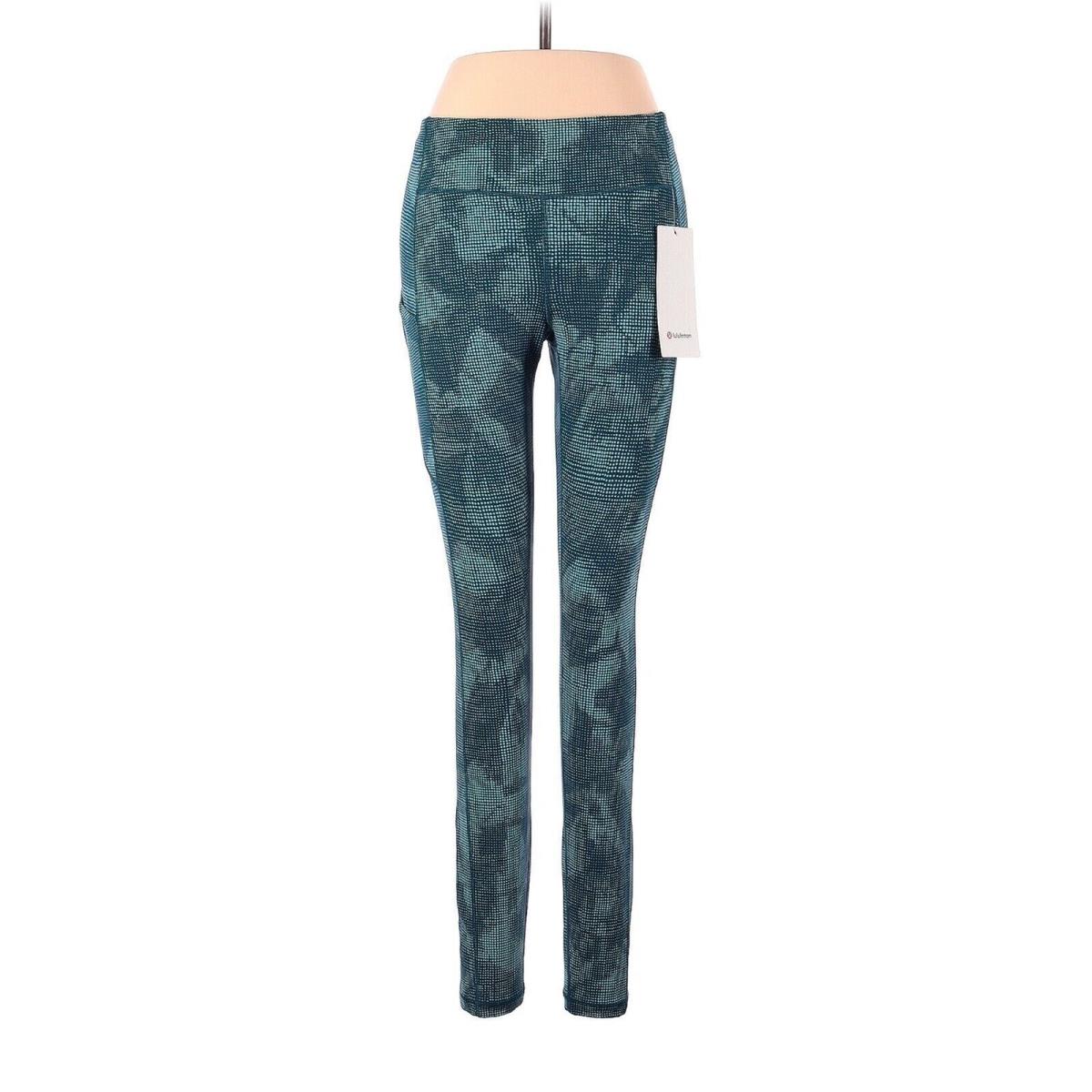 Lululemon Athletica Illusion Tidal Teal Speed Up Tight 28 Leggings - US 6