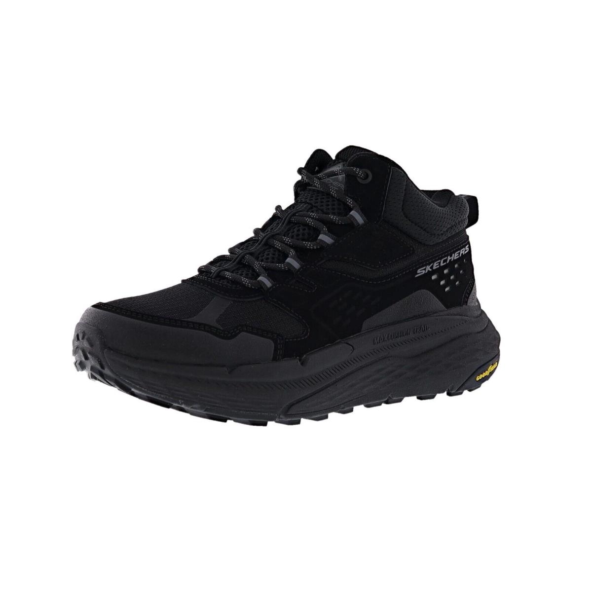 Women`s Max Cushioning Elite Trail 2.0-ARBOR Pointe Trail Running Shoes BLACK / BLACK by Skechers
