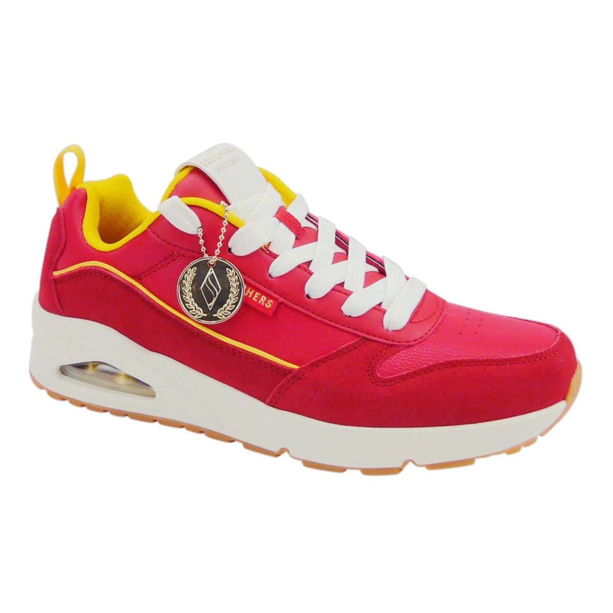Men`s Uno Victory Pack Red Yellow US 8.5 by Skechers