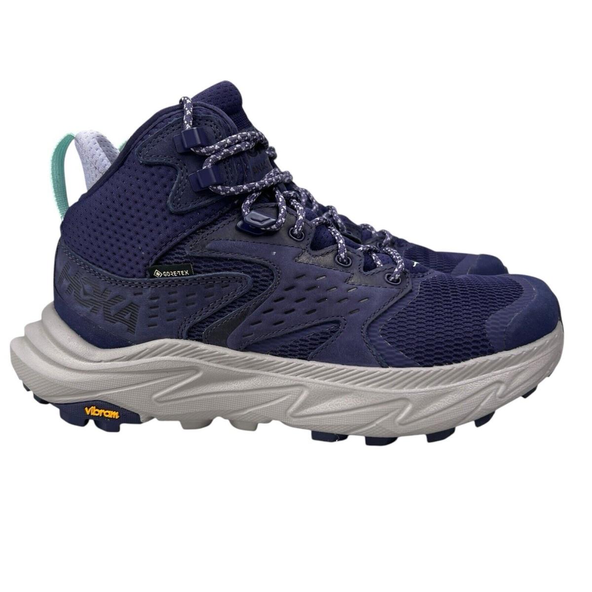 Hoka One One Anacapa 2 Mid Purple Hiking Boots Women`s Size 7.5 B