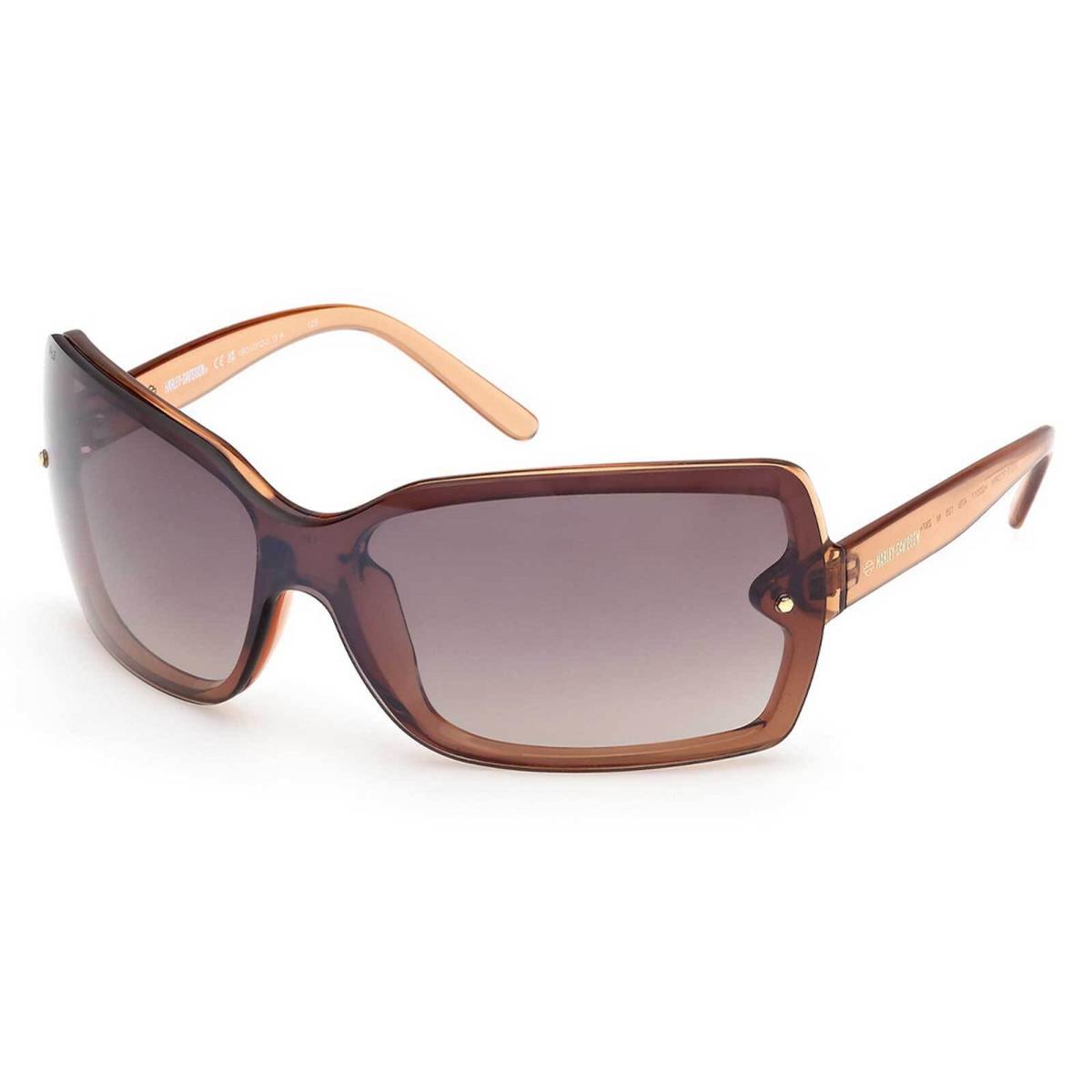 Harley-davidson Women`s Goldstorm Sport Sunglasses Light Brown Crystal Frames