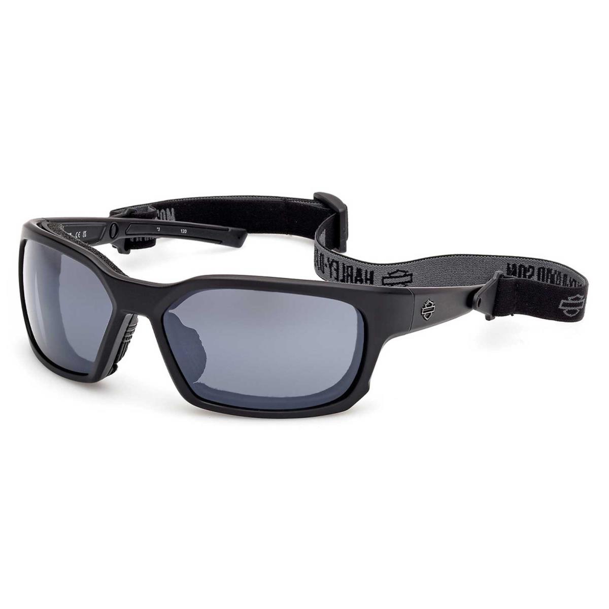 Harley-davidson Men`s Classic Eagle 2.0 Sunglasses w/ Headstrap Gray Lenses