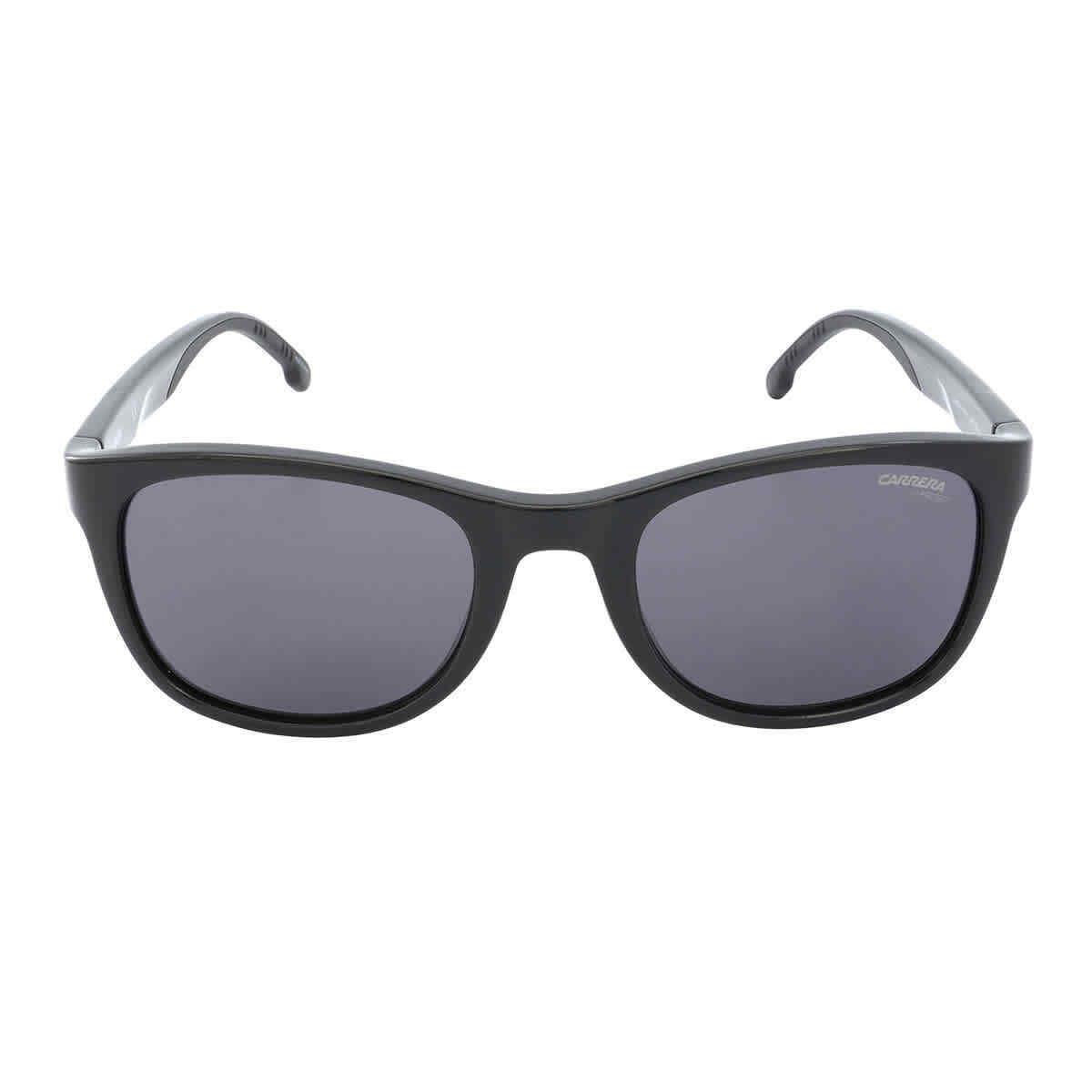 Carrera Grey Square Unisex Sunglasses Carrera 8054/S 0807/IR 52 Carrera 8054/S