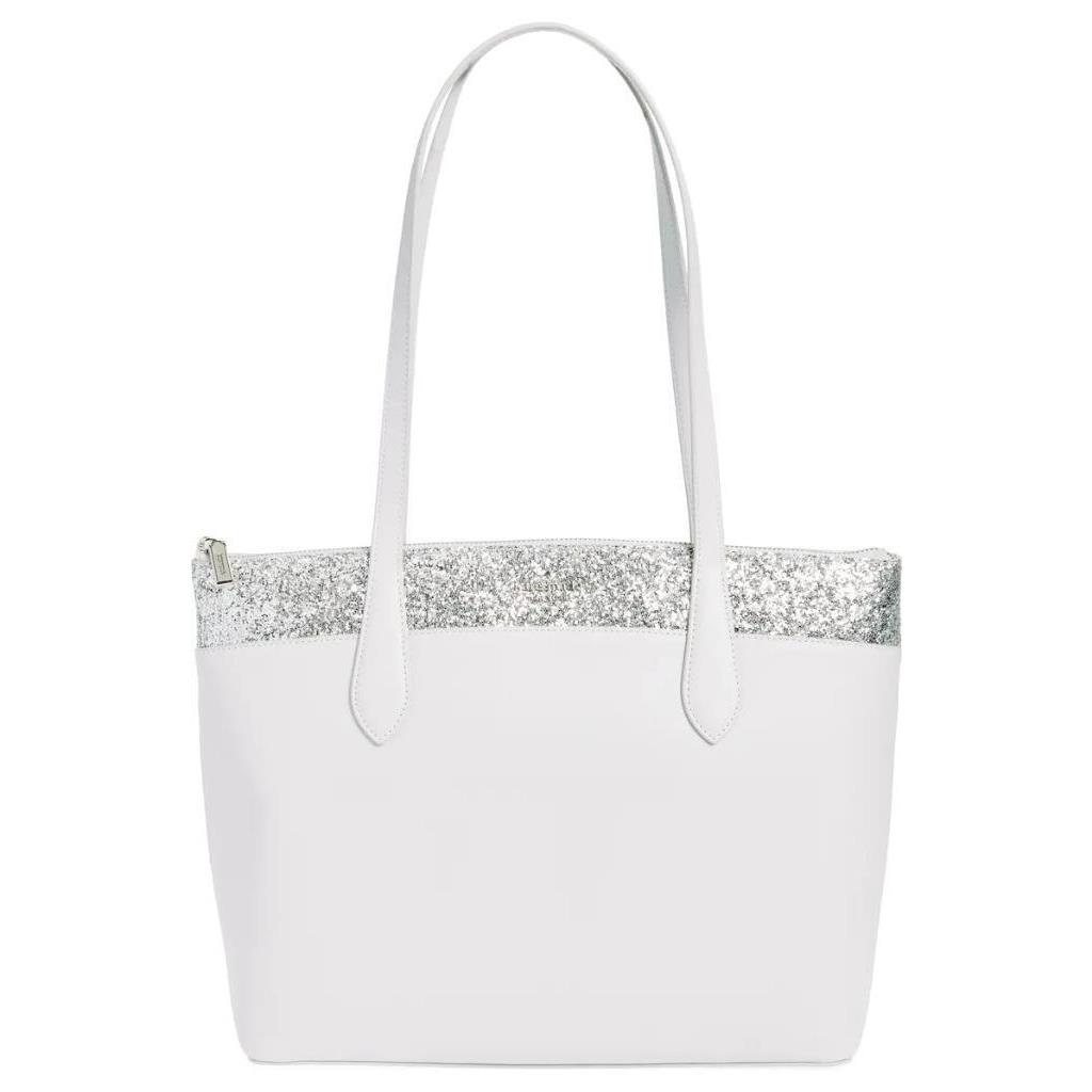 Kate Spade New York Flash Glitter Tote Bag in Grey