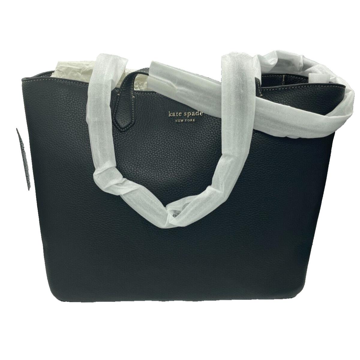 Kate Spade New York Veronica Pebbled Leather Large Tote Black