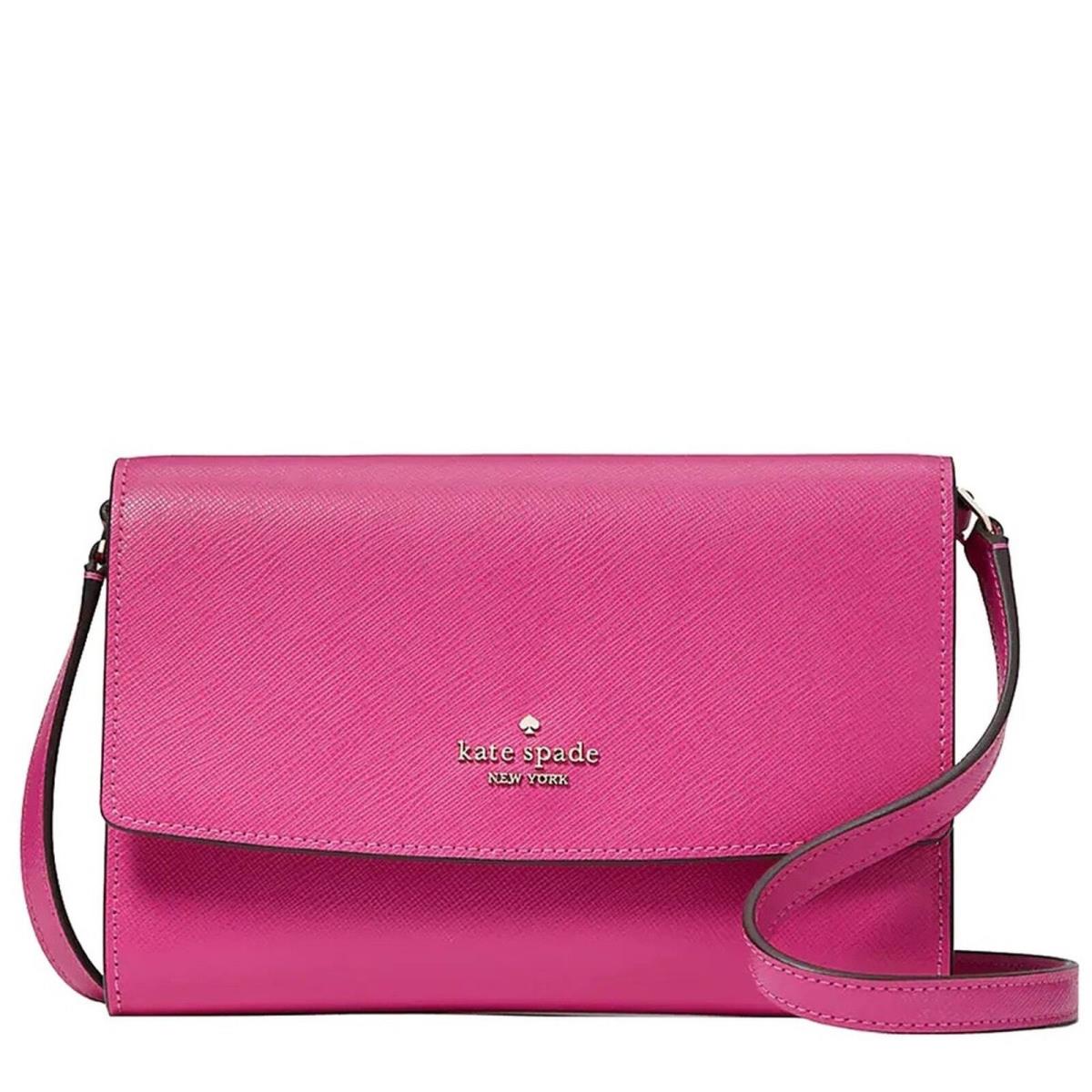 Kate Spade Hot Pink Leather Crossbody Bag