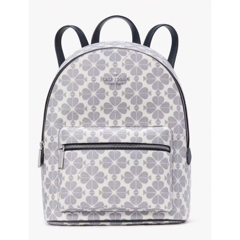 Kate Spade Signature Spade Flower Medium Backpack Dark Navy Multi