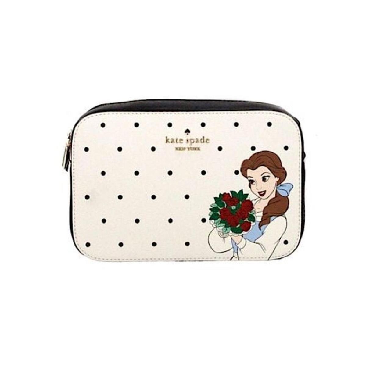 Disney X Kate Spade Crossbody Purse Beauty and The Beast Mini Camera Bag