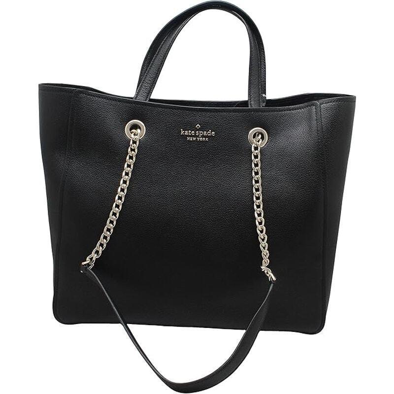 Kate Spade Women`s Pebbled Leather Tote Bag - Large Black