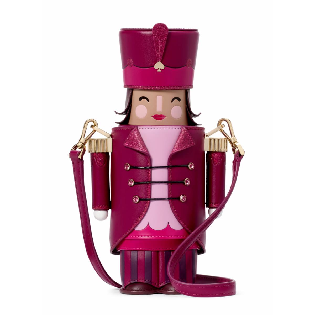 New Kate Spade Oh What Fun 3D Nutcracker Crossbody Multi