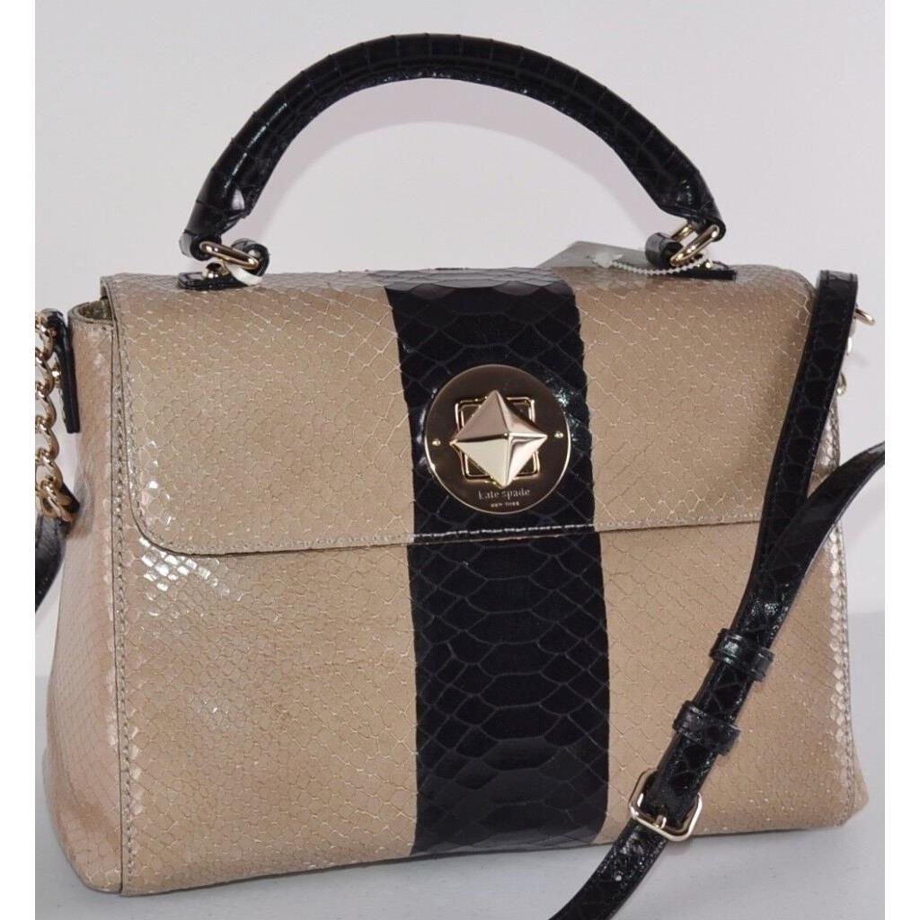 Kate Spade Little Nadine Sugar Beach Embossed Python Print Purse Bag