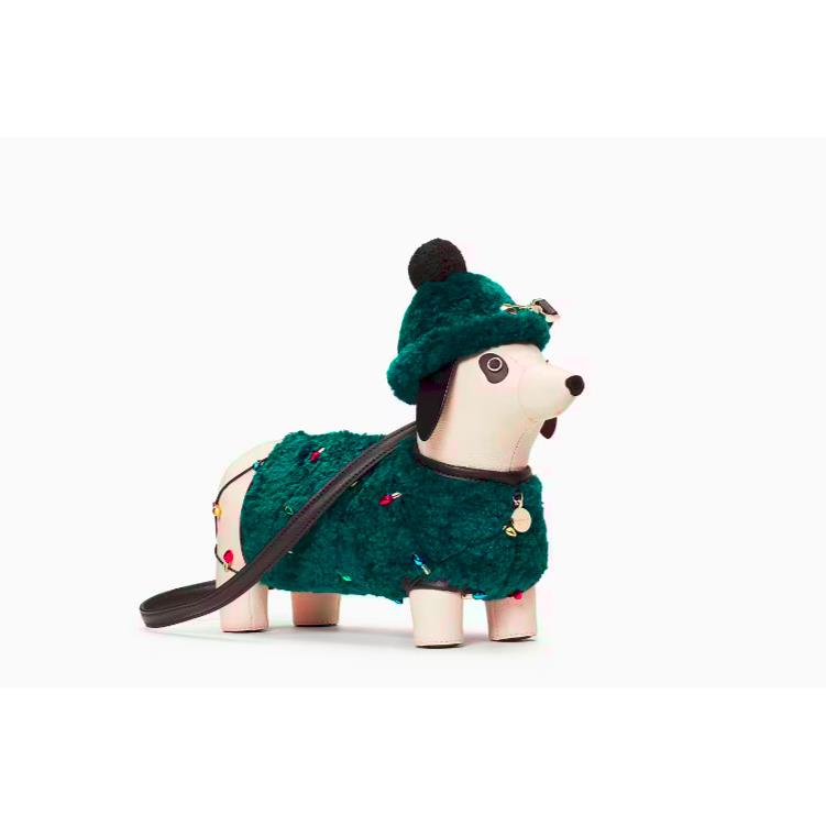 Kate Spade New York Claude Dachsund Christmas Holiday Crossbody Bag Purse